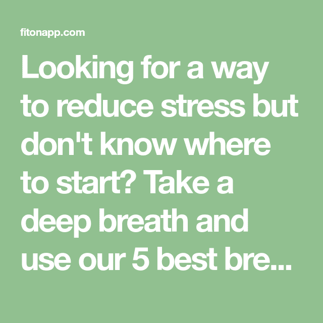 5 Breathing Exercises That Will Help Reduce Your Stress Instantly (With ...