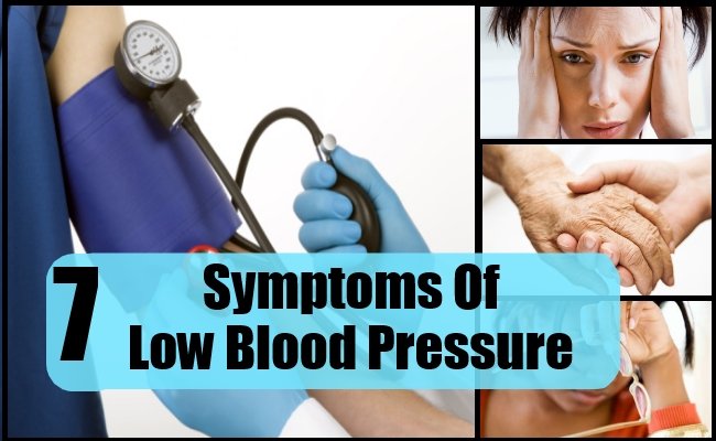 7 COMMON SYMPTOMS OF LOW BLOOD PRESSURE