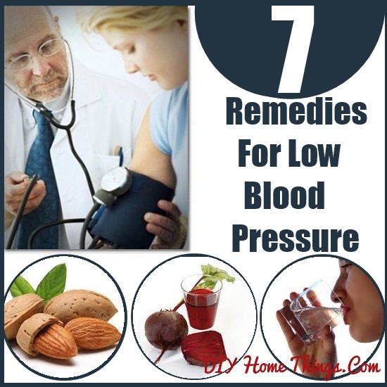 7 Home Remedies For Low Blood Pressure