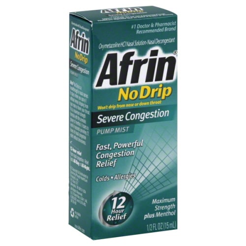Afrin No Drip Severe Congestion Nasal Spray .5 oz