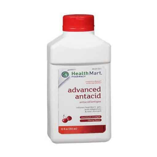 Antacid Suspension Health Mart Advanced Antigas Cherry Liquid