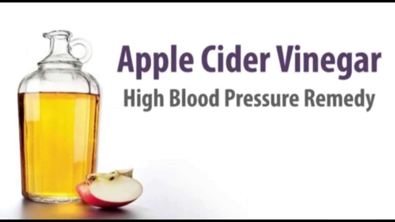 Apple Cider Vinegar High Blood Pressure Remedy