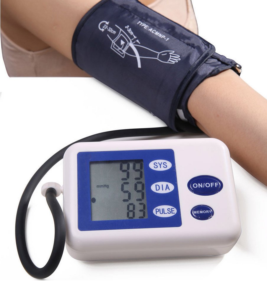 Automatic Digital Arm Cuff Blood Pressure and Pulse ...