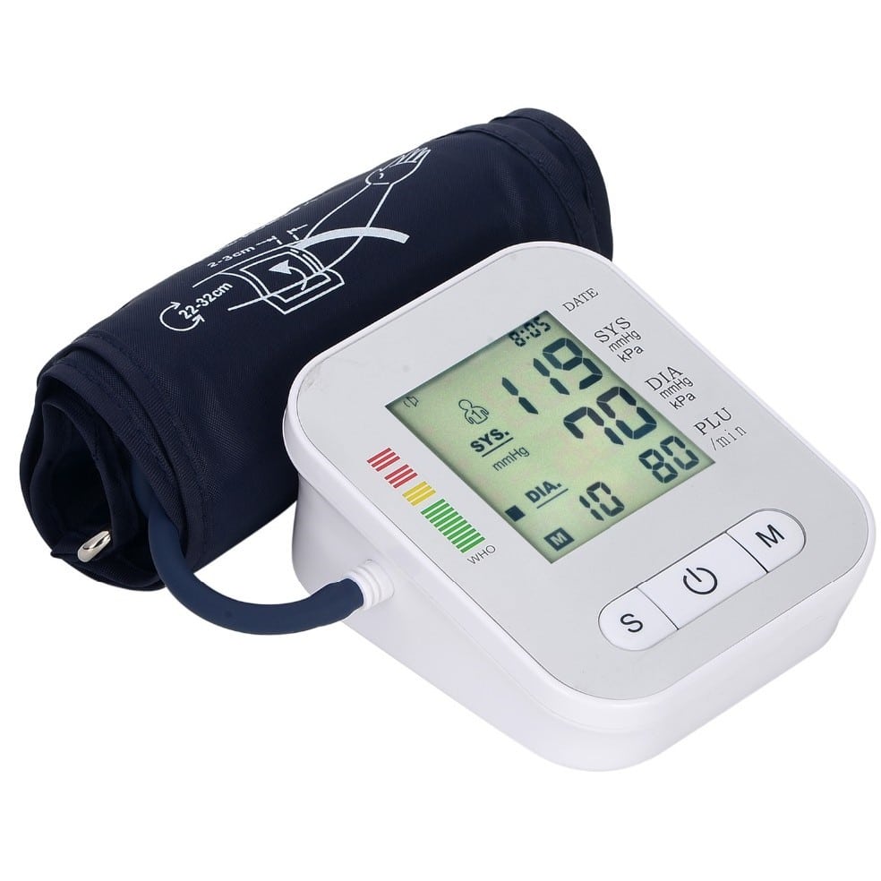 Automatic Digital LCD Monitor Arm Blood Pressure Monitor BP Cuff ...