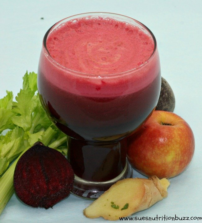 Beet juice with Celery Ginger to lower blood pressure ...
