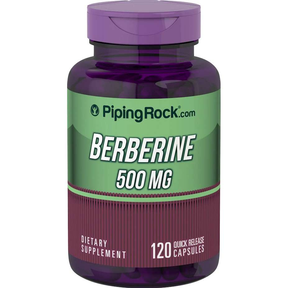 Berberine HCL, 500mg 120 Caps (Blood Sugar, Diabetes, Blood Pressure ...