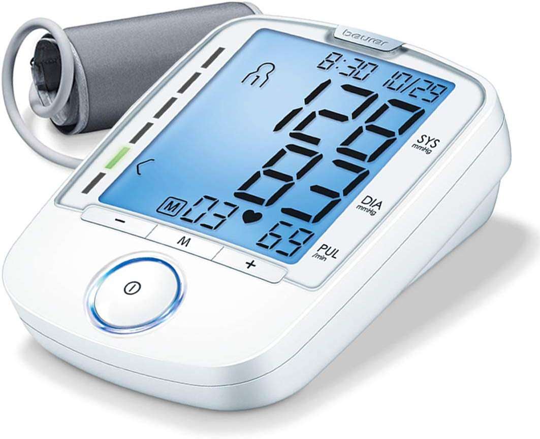 Beurer Upper Arm Blood Pressure Monitor, Fully Automatic, Easy/ Clear ...