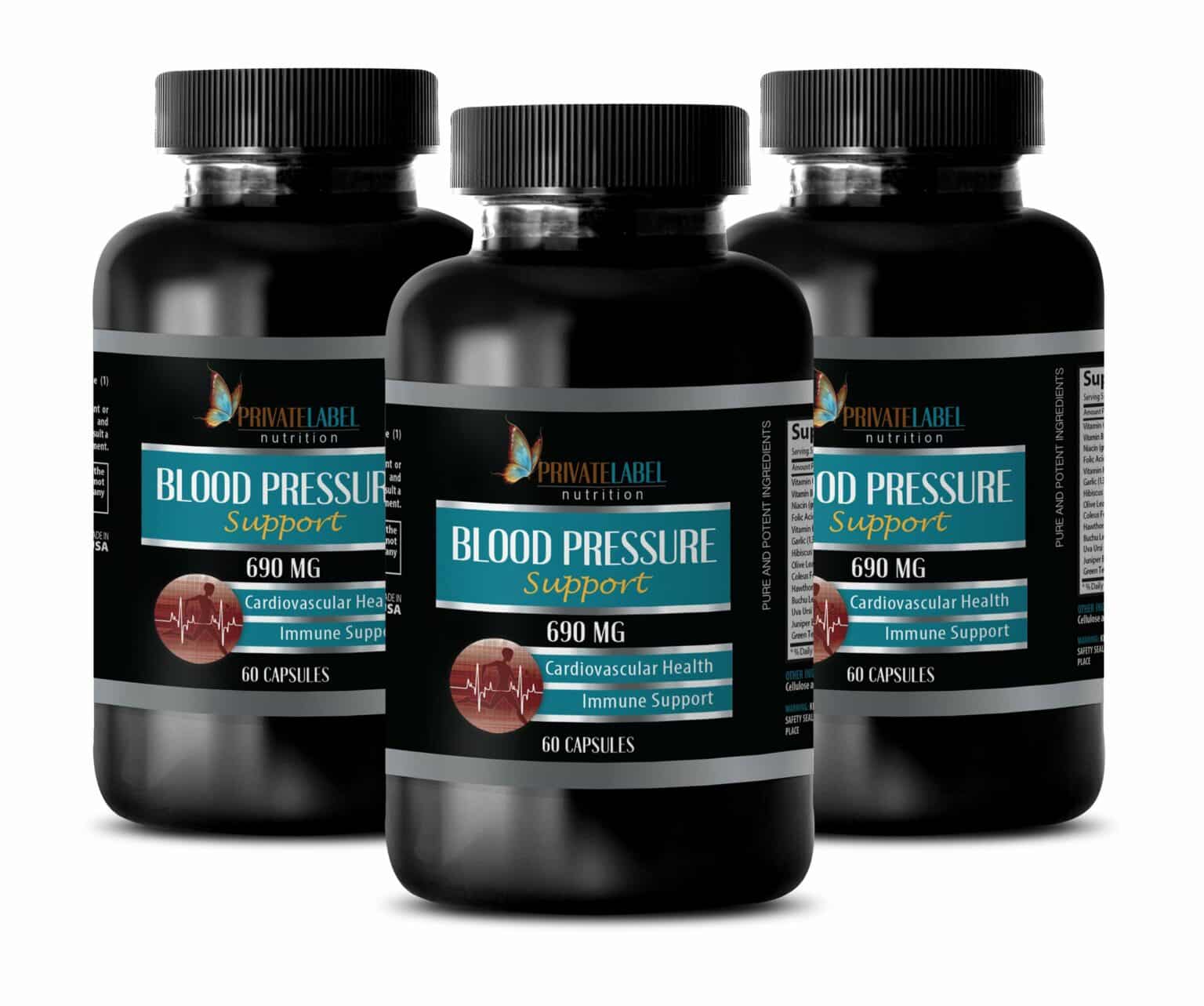 Blood Pressure lowering Supplement  Blood Pressure Support 690MG ...