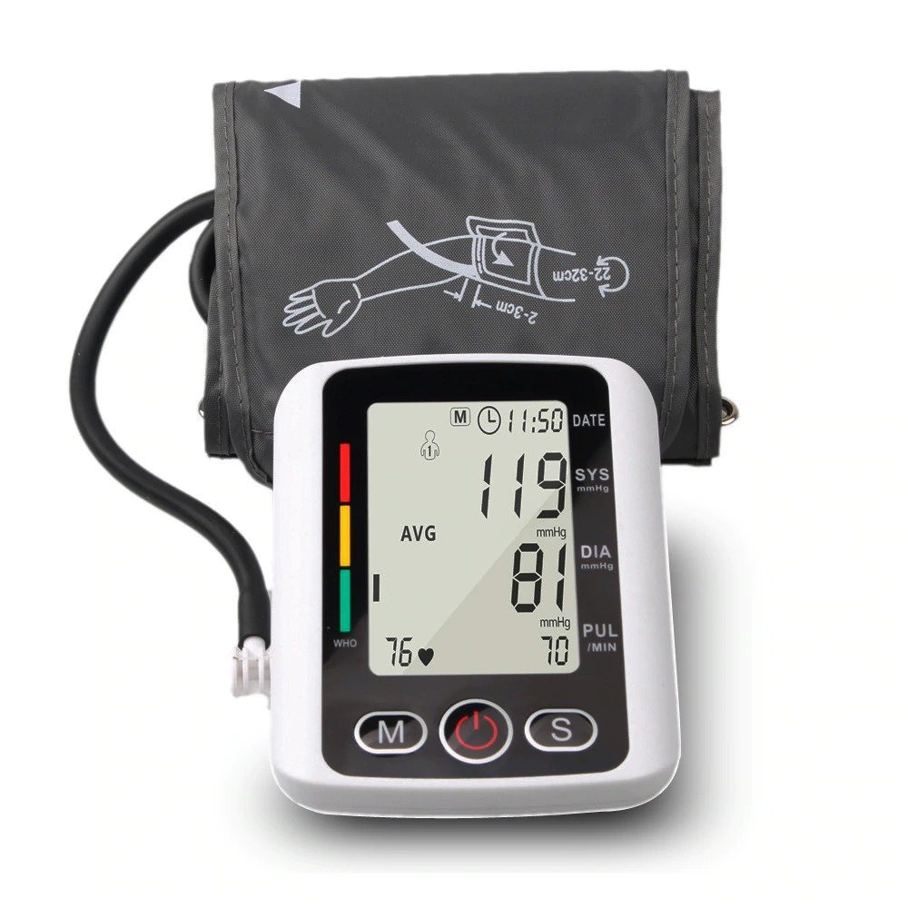 Blood Pressure Machine heartbeat Measuring LCD Digital Screen