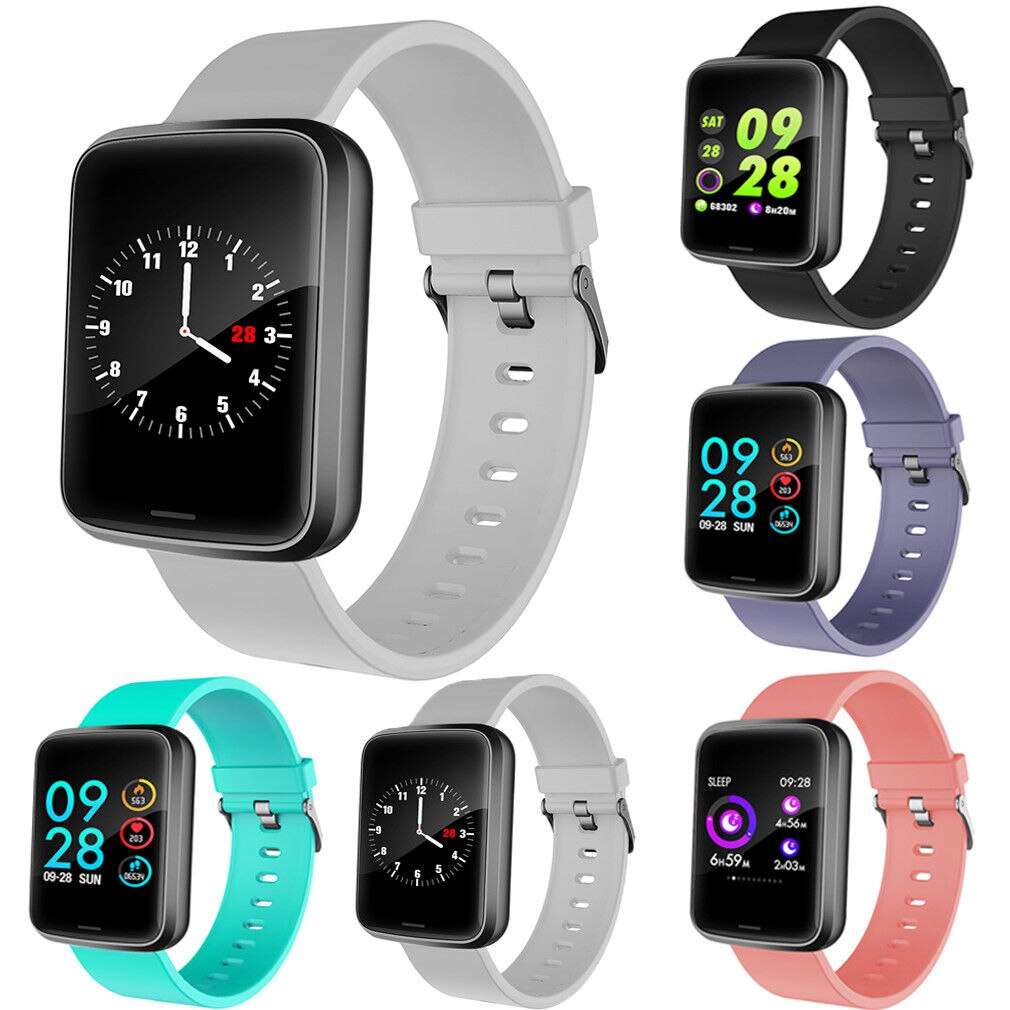 Bluetooth SMART FITBIT watch Heart Rate Blood Pressure Monitor Fitness ...