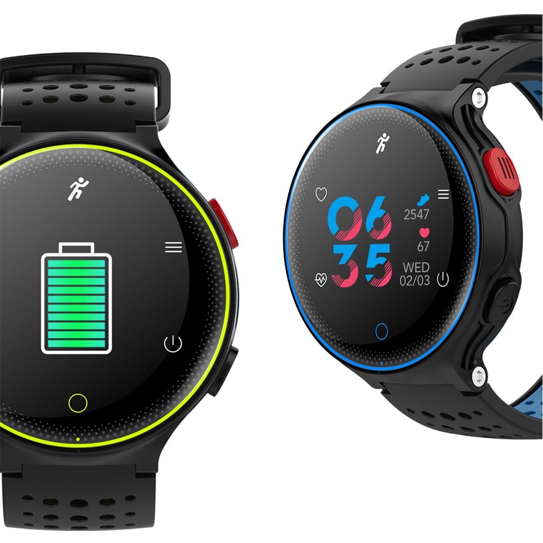 CENTECHIA E07 Bluetooth Smart Watch IP68 Waterproof Colorful OLED ...