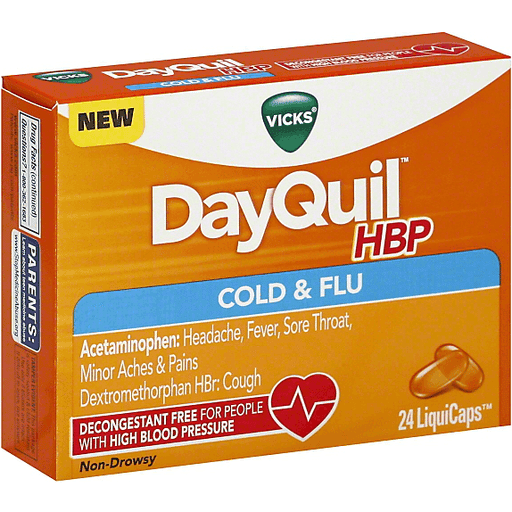 Cold Medicine For Person With High Blood Pressure