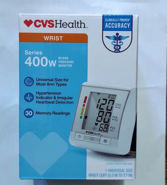 CVS Health Wrist Blood Pressure Monitor White 400w New 50428251836 ...