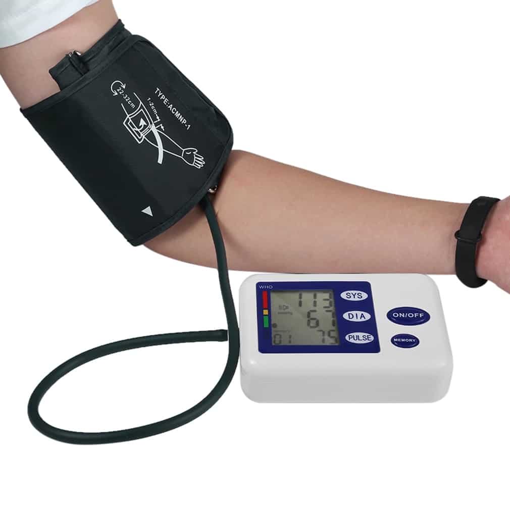 Digital Upper Arm Blood Pressure Monitor Device With Adaptor Health ...