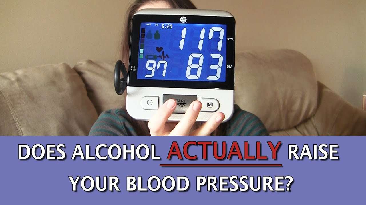 Does alcohol ACTUALLY raise your blood pressure?