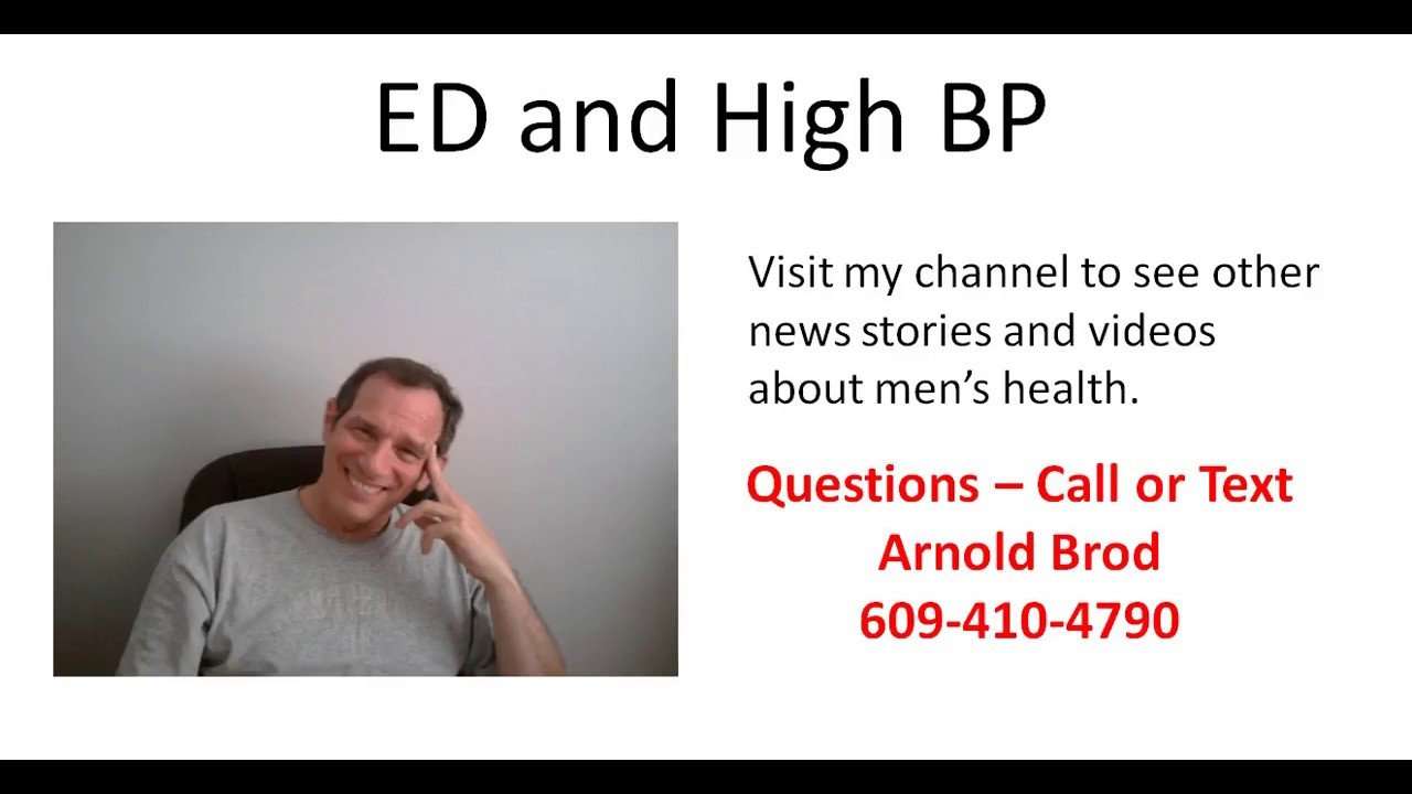 Erectile Dysfunction and High Blood Pressure