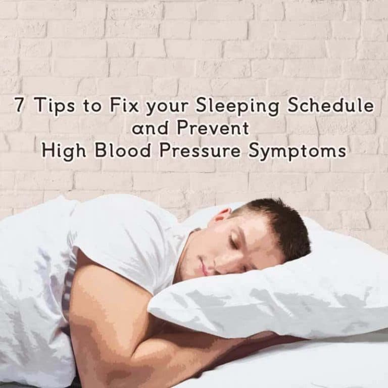High Blood Pressure? Fix your Sleeping Schedule!