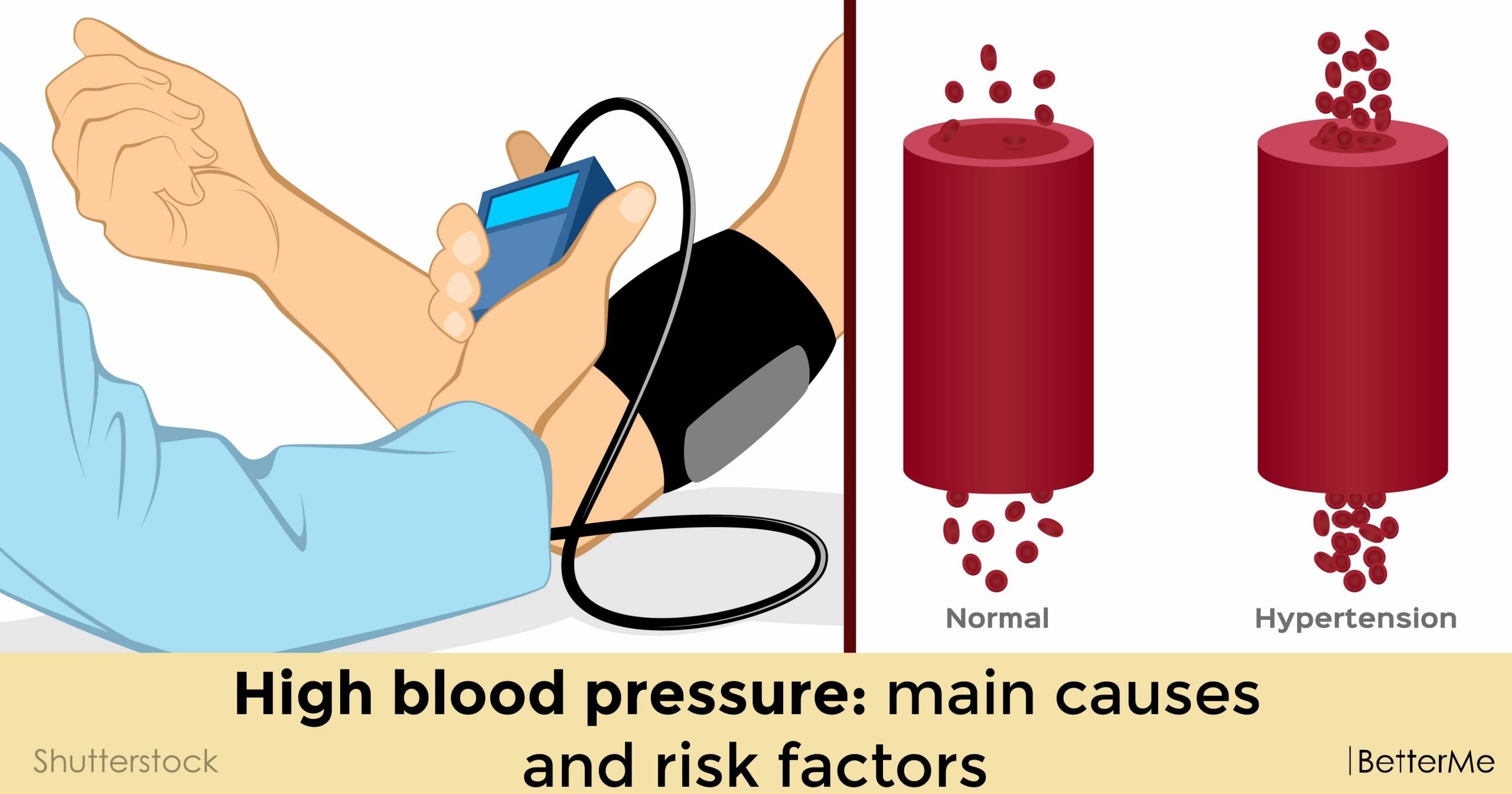 High blood pressure: main causes and risk factors