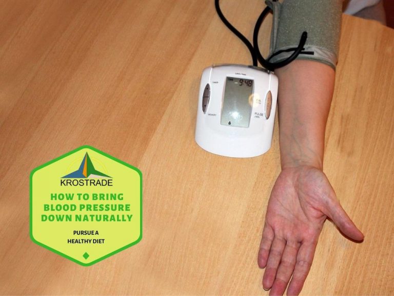 How To Bring Blood Pressure Down Naturally
