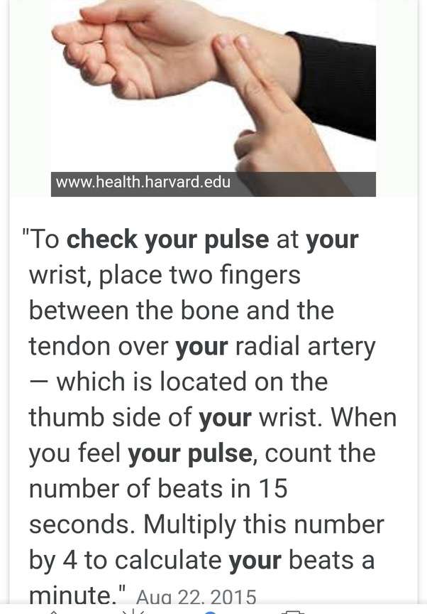 How to check your blood pressure using your fingers and a watch