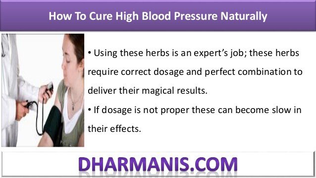 How To Cure Hypertension Or High Blood Pressure Naturally ...