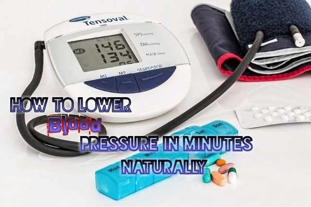 How to lower blood pressure in minutes ~ AgriaNutrition
