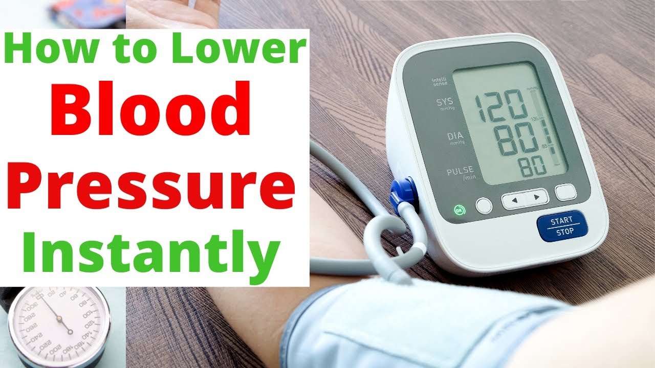 How to Lower Blood Pressure Instantly.