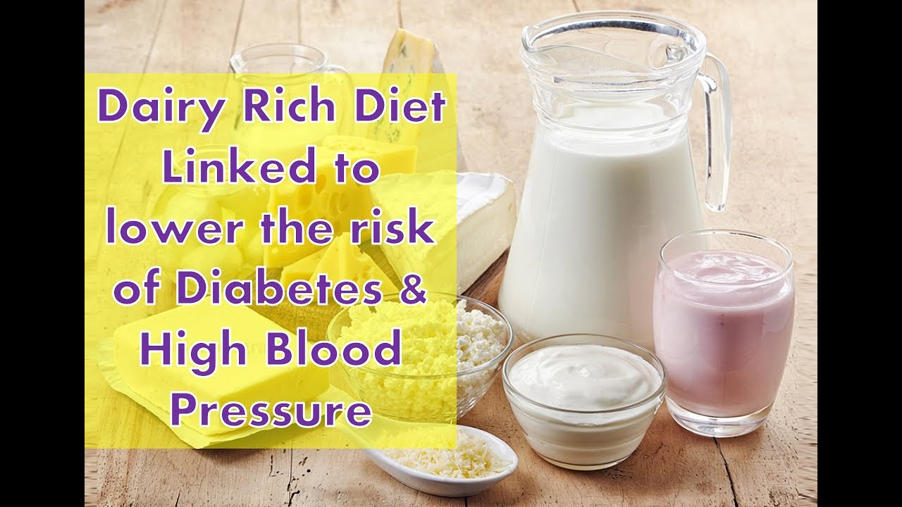 Lecture on Dairy rich diet linked to lower the risk of ...