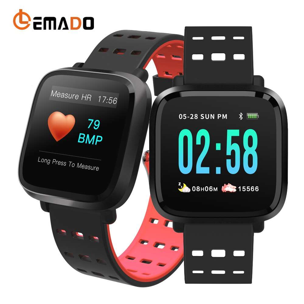 LEMADO Y8 Smart watch IP67 Waterproof Heart Rate Blood Pressure monitor ...