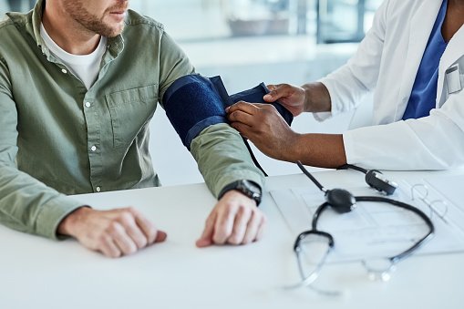 Lets Take Your Blood Pressure Reading Stock Photo ...
