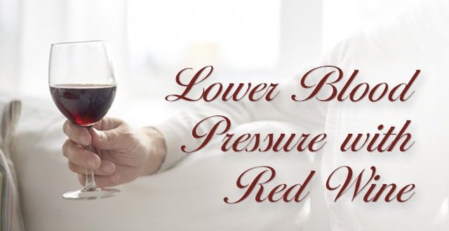 Lower Blood Pressure with Red Wine