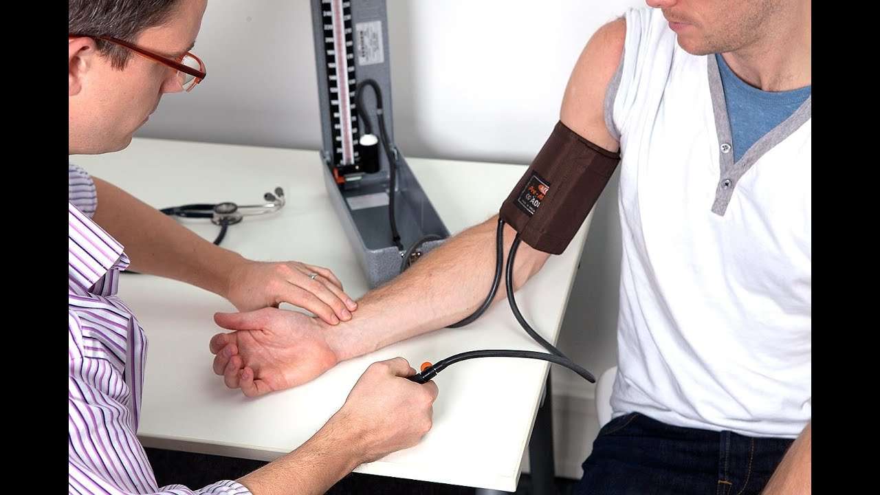 manual blood pressure measurement steps