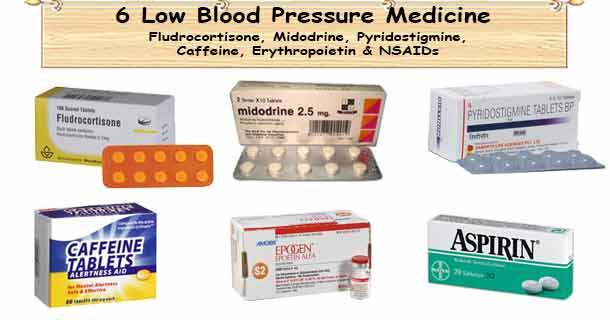 Medications used to treat low blood pressure  Tautf