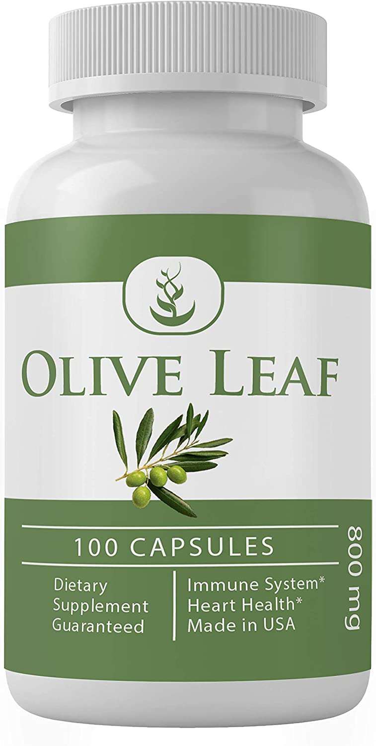Olive Leaf Extract Capsules (100 Capsules, 800 mg per Serving) (2 ...