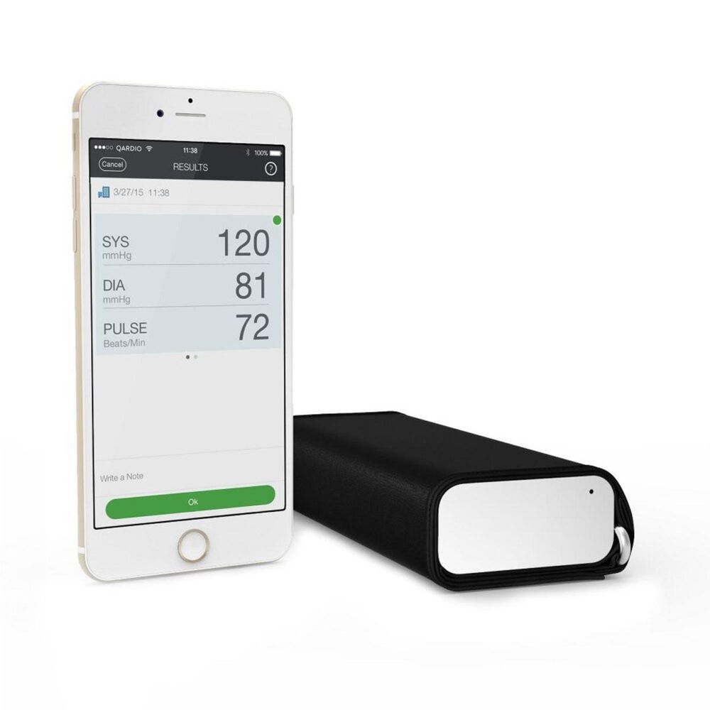 Qardio Arm Wireless Smart Blood Pressure Monitor (iOS and Android ...