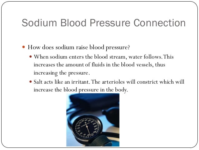 Sodium and Blood Pressure