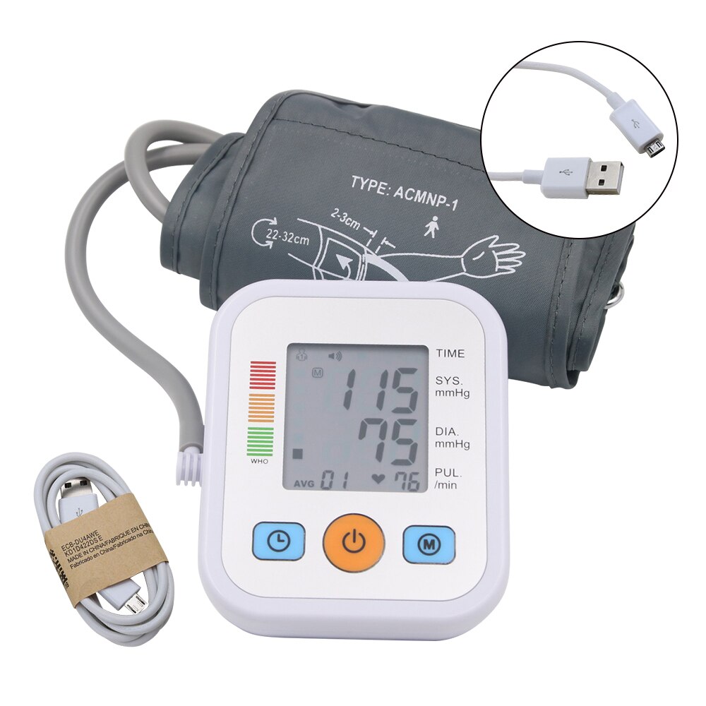 Upper Arm Blood Pressure Monitor Tonometer Medical Equipment Apparatus ...