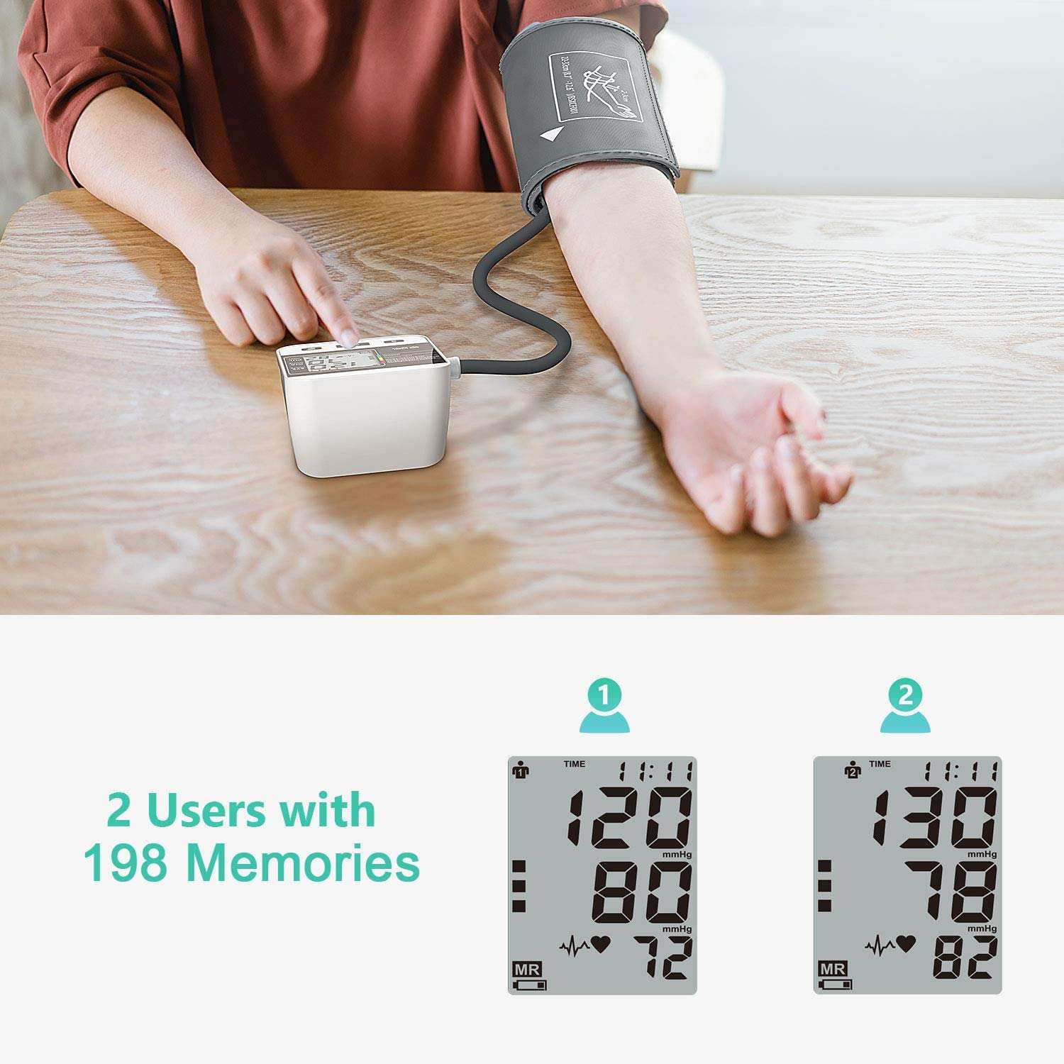 Upper Arm Blood Pressure Monitor,Blood Pressure Machine ...