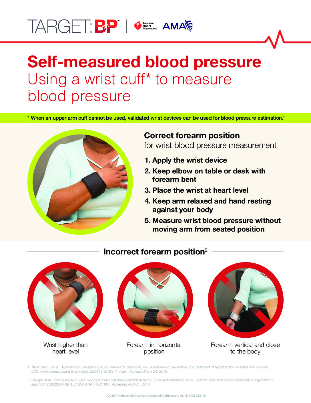 Using a Wrist Cuff to Measure Blood Pressure