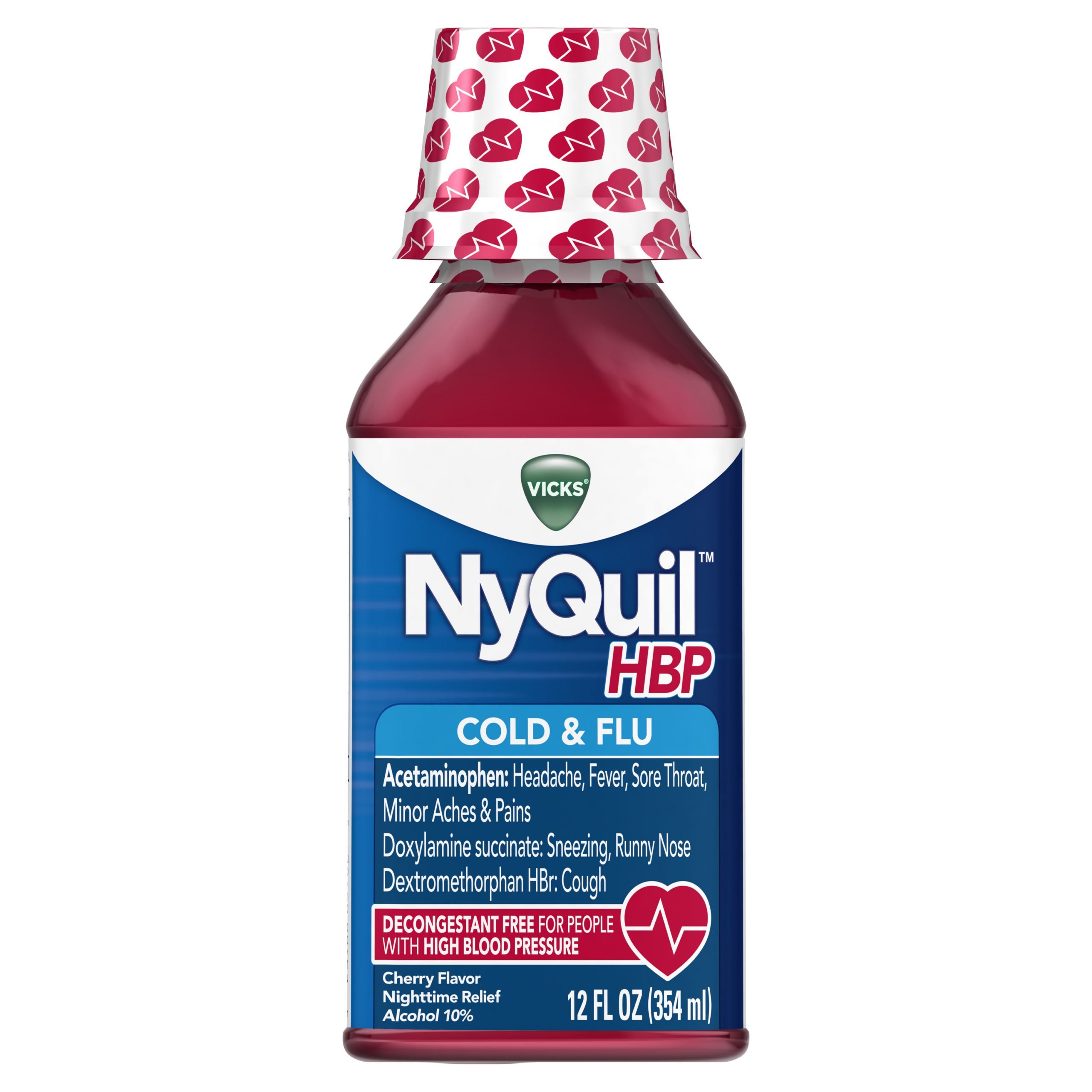 Vicks Nyquil High Blood Pressure Cold and Flu Medicine ...