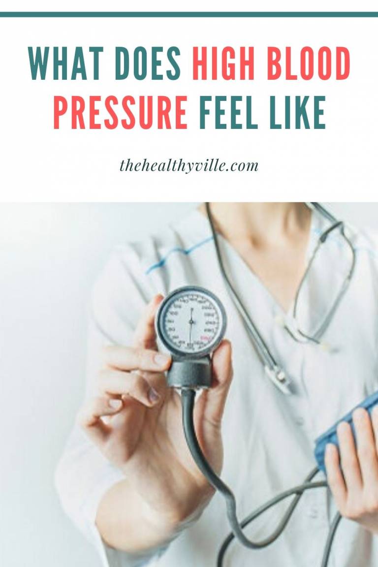What Does High Blood Pressure Feel Like â When Start ...