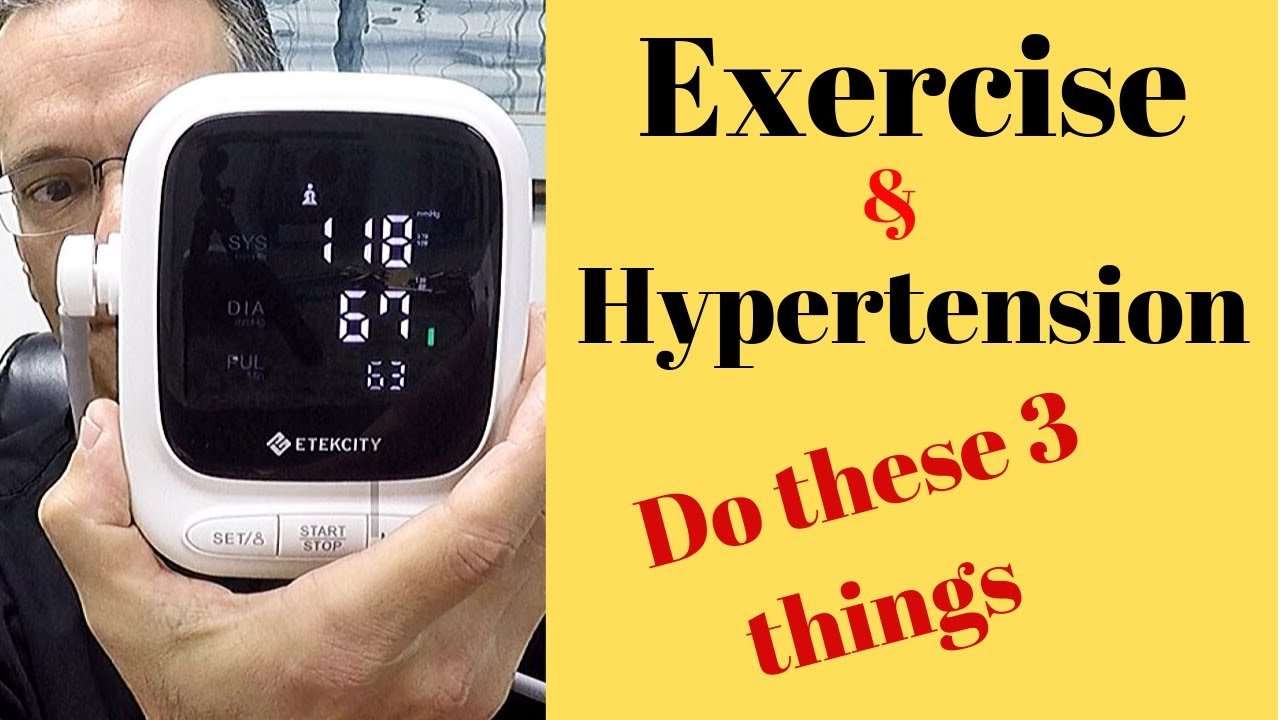 What happens to your HIGH Blood Pressure DURING Exercise ...