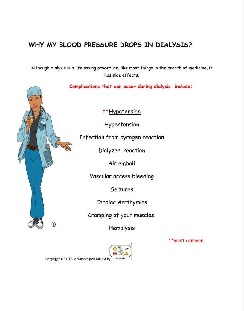 Why My Blood Pressure Drops In Dialysis?